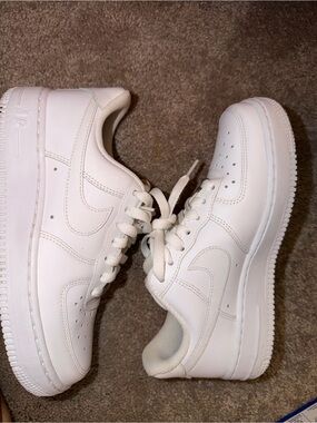 Nike Kids White Low-Top Sneakers